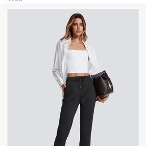 CRZ YOGA Gray MT golf/yoga ankle pant